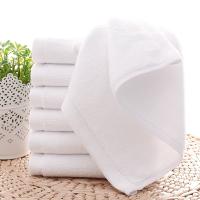 Toallas de algodón para el piezas, toallas de mano suaves de calidad Superior para Hotel, color blanco, 30x30cm, 7 Uds. - details 4