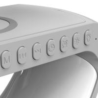 Reloj despertador inteligente con luz LED, cargador inalámbrico multifuncional, Altavoz Bluetooth, Control por aplicación - details 12
