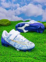 Zapatos de fútbol profesionales para niños, entrenamiento de verano, diseño libre de encaje TF/campo de uñas corto y largo roto FG/AG campus - details 6
