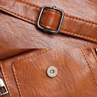 Funda para funda, bolso cruzado de tres capas para teléfono, bolso de pecho Retro impermeable para teléfono, bolso de mensajero Vintage de gran capacidad para teléfono móvil - details 1