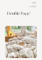 Juego de Ropa de Cama King Size de Alta Calidad con Estampado Floral en Poliéster 100% Tapete de Cama Suave y Transpirable con Funda de Edredón y Sábanas - details 6