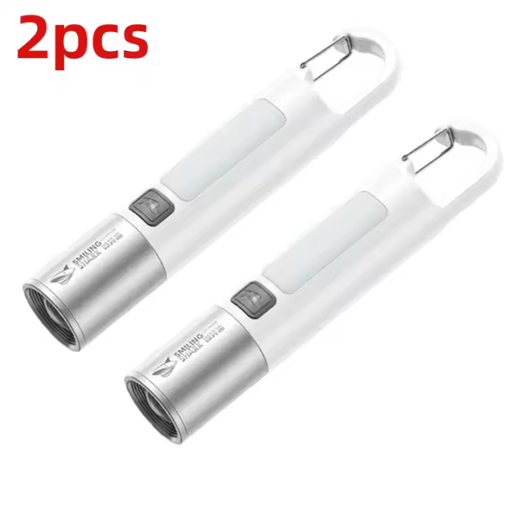 Linterna de Luces Fuertes Impermeable, Carga de Litio, Para Uso Diario y de Emergencia - 1
