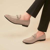 Zapatos casuales de gamuza de cuero de negocios de verano británico, esmerilados y transpirables - details 3
