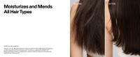 Moisturizes and mends all hair types