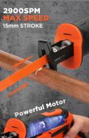 VALUEMAX - Sierra de sable inalámbrica de 12 V, herramienta portátil inalámbrica para madera y metal con 3 hojas - details 5