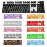 Juego de teclas de teclado nical DIY, 104 Uds., OEM, retroiluminado, un solo Color, ABS, tapa rosa para teclas Cherry MX 61/87/104 - details 0
