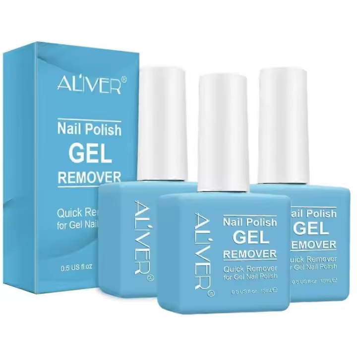 3 uds nuevo Aliver Soak-off Gel acrílico esmalte de uñas mágico Quick Burst removedor de manicura 15ml - 1