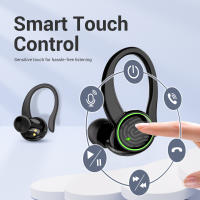 Auriculares inalámbricos IPX7 con Bluetooth, cascos de alta gama con 8H de tiempo de reproducción, sonido estéreo Hi-Fi, pantalla de alimentación - details 4