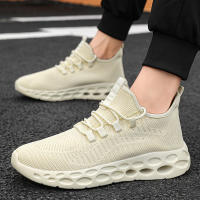 Zapatillas de correr a la moda para hombre, deportivas atléticas, transpirables, cómodas, ligeras, informales, antideslizantes, para gimnasio, entrenamiento, uso diario - details 2