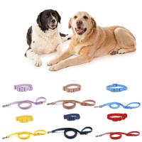 Conjunto de correa de Collar ajustable para perro, correas elásticas de PVC impermeables, Combo de collares para mascotas, hebilla de liberación rápida, correas suaves lavables para perros - details 5