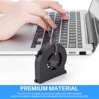 Ventilador de refrigeración de CPU, compatible con 4 pines para Probook 4530S, 4535S, 4730S, 6460B, 6465b, 8460P, 646285-001, 646284-00, portátil, cc 5V, nuevo - details 5