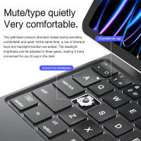 AJIUYU-Funda de Teclado Español para iPad Pro 12,9, carcasa con Trackpad Magnético, Folio, para modelos 6.ª/5.ª/ 4.ª/3.ª generación, 2018-2022 - details 6
