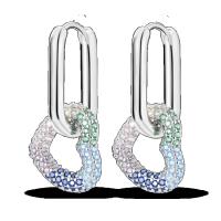 Pendientes de plata de ley 925 para mujer, Piercing de circonita cúbica brillante, joyería fina de compromiso, regalos - details 11