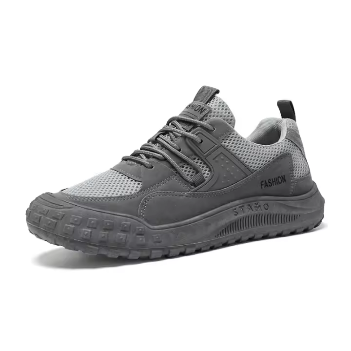 Zapatos Deportivos Antideslizantes de Suela Gruesa Transpirables de Malla para Hombre en Verano - 1