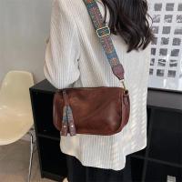 Bolso cruzado Vintage para mujer, bandolera pequeña de cuero PU con diseño de lujo y almohada, a la moda - details 19