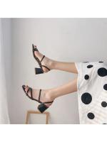 Elegantes Sandalias de Mujer con Tacones Cuadrados Zapatillas de Verano Moda 2025 - details 13