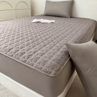 Bonenjoy-Funda de colchón acolchada, Sábana gruesa de Color sólido, Sábana elástica, ropa de cama para el hogar, sin funda de almohada, 1 unidad - details 2