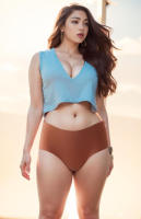 Ropa interior sin costuras para mujer, seda helada, nuevo nailon, yoga, tres Boxers, conjunto de 6 piezas - details 0