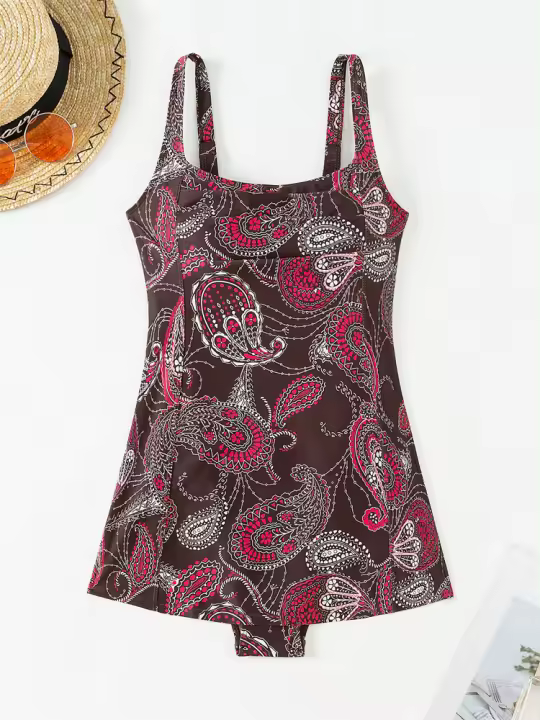 Traje de baño sexy reforzado de una pieza para mujer, camisola, traje de playa sin espalda, - 1