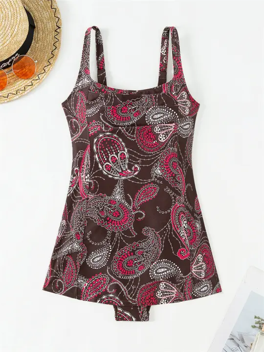 Traje de baño sexy reforzado de una pieza para mujer, camisola, traje de playa sin espalda, - 1
