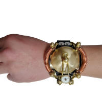 Reloj de Cuarzo DUGARY para Hombres Estilo Steampunk Resistente al Agua Correa de Cuero - details 1