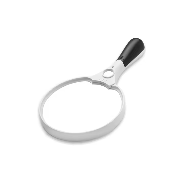 Lupa de Magnificación Grande con Iluminación LED -2.5x 4x 25x Ideal para Leer, Explorar, Inspeccionar, Mapas Mundiales, Periódicos, Joyas - 1