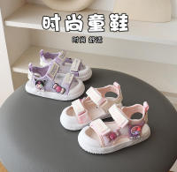 Sandalias de Playa Iluminadas de Verano para Bebé Niña, Zapatos Antideslizantes de Dibujos Animados 2025 para Niños Pequeños - details 0