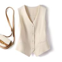 Chaleco Tre para mujer, chaqueta corta sin mangas, usado, informal, a la moda, para personas mayores, 2024 - details 3