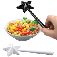Salero de plástico con diseño de varita mágica de estrella de mano larga, tarro de condimento, utensilios, contenedor de condimentos, cocina y comedor - details 0