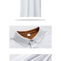 Polo de algodón 2024 para hombre, camiseta de manga corta transpirable, informal, a la moda, novedad de verano, 100% - details 12