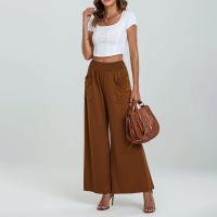 Pantalones de verano para mujer con cintura elástica, bolsillos, estilo chic y elegante - details 10
