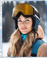 Kapvoe-Gafas de esquí con protección UV400 para hombre y mujer, lentes de snowboard, máscara deportiva de invierno, antiniebla - details 16