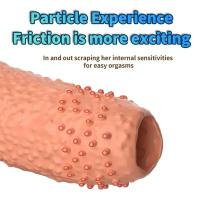 Leten Extender Sleeve Retraso Eyaculación Agrandamiento del pene para hombres Pareja gay Productos de juguetes sexuales Anillo - details 3