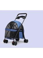Carrito para mascotas, carrito para perros pequeños y gatos, carrito de peluche ligero y plegable al salir - details 12