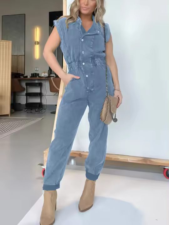 Mono sin mangas sexy y casual para mujer nueva 2025 - 1
