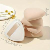Juego de 5 esponjas de maquillaje reutilizables de tela para bases líquidas y polvos - details 3