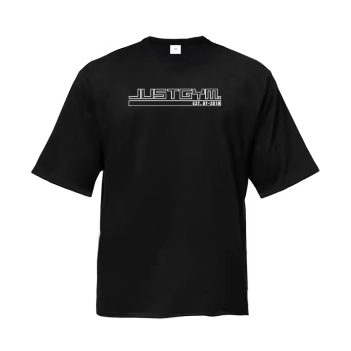 Oversized Summer Breathable Quick Dry Gym Fitness Casual T-shirt Men Loose Short Sleeve Mesh Dropped Shoulder Basketball Jersey - 1