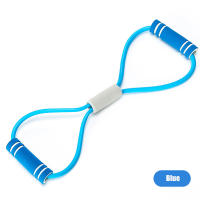 Banda de resistencia para Fitness, Yoga, gimnasio, equipo de Fitness, cuerda para tirar, figura 8, expansor de pecho elástico, cuerda para tirar de entrenamiento muscular - details 10