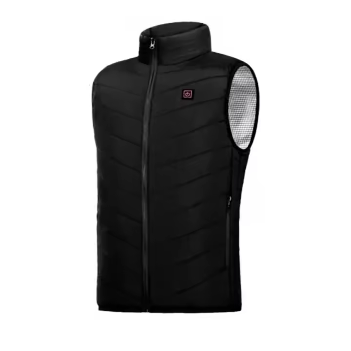 Chaleco calefactable con 9 zonas de calefacción para hombre y mujer, chaqueta sin mangas de invierno, lavable, negro - 1