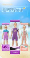 Traje de neopreno de 2,5mm para niños, traje de baño grueso de una pieza para niñas a prueba de frío, buceo, surf, snorkeg - details 7