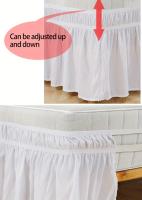 Falda De Cama Elástica De Color Puro, Suministros De Ropa De Cama Suave Para La Cama, 1 unidad - details 5