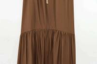 Vestido largo con cuello de manga corta para mujer, camisa holgada con diseño de cordón, primavera/verano, nueva moda - details 7