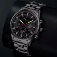 Reloj deportivo de acero inoxidable para hombre, cronógrafo de cuarzo, informal, luminoso, a la moda, para negocios, mejor - details 6