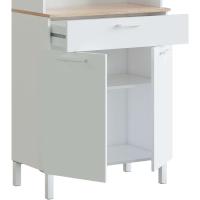 0F9940A - Alacena de Cocina, aparador Comedor, recibidor, Mueble Auxiliar 4 Puertas + 1 Cajon y Estante Interior - details 6