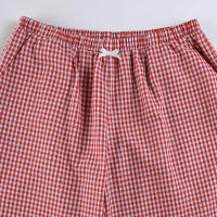 BUNO-Pantalones de encaje a rayas para mujer, Pantalones rectos de pierna ancha con cintura elástica y cordón, ropa de calle holgada para primavera y verano, pantalones de chándal informales - details 65