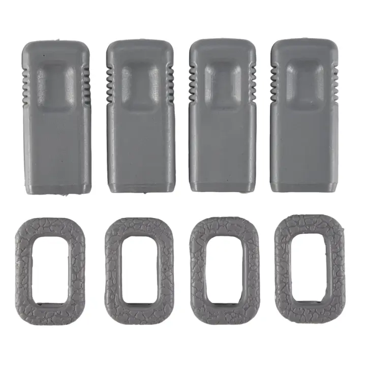 Juego de 4 tapas de pasador de cerradura de puerta + sujeción para Mitsubishi Pajero Montero V31 V32 V33 V43 SHOGUN MK2 MB 774548   MB 775216 - 1