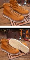 Zapatos de cuero vacuno puro de alta gama, estilo casual de herramientas, zapatos de tablero de caña alta - details 14