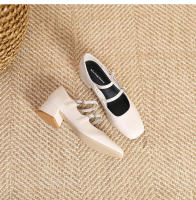 Zapatos Mary Jane de mujer con tacón grueso y hebilla de cinturón de nuevo estilo - details 26