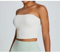 Conjunto de Yoga de Cintura Alta Ropa Deportiva de Nylon Antichoque para Mujeres Sin Mangas - details 17
