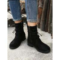 Botas martin informales para mujer, zapatos planos - details 3
